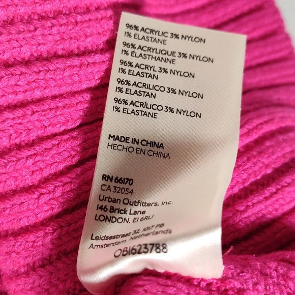 Anthropologie Pink Turtleneck Fitted Sweater Dress XS - Picture 14 of 14